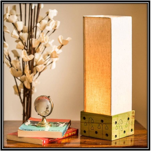 Mango wood Electric Lamp - home decor ideas