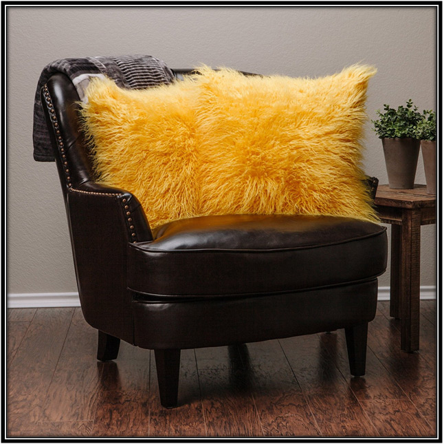 Shaggy Fuzzy Fur Pillow For Living Room Home Decor Ideas