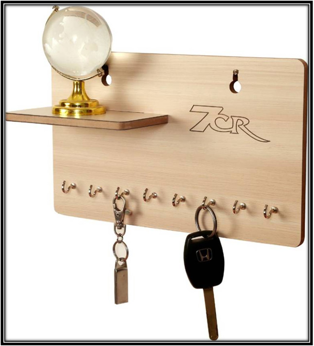 Wooden Key Holder Home Decor Ideas