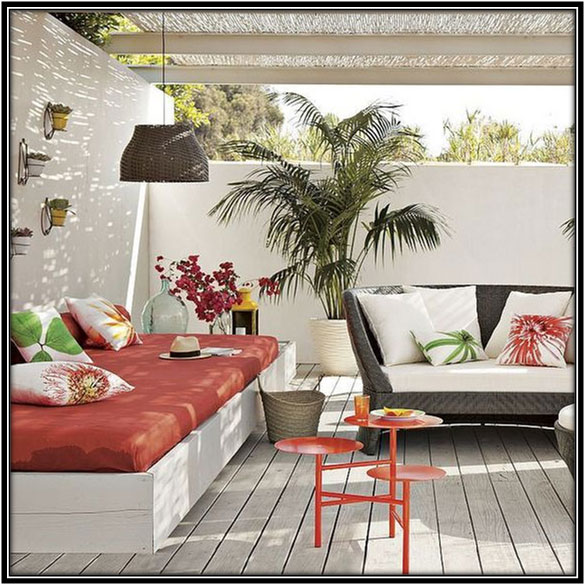 For A Colourful Outdoor Sitting Outdoor Decoration Home Decor Ideas