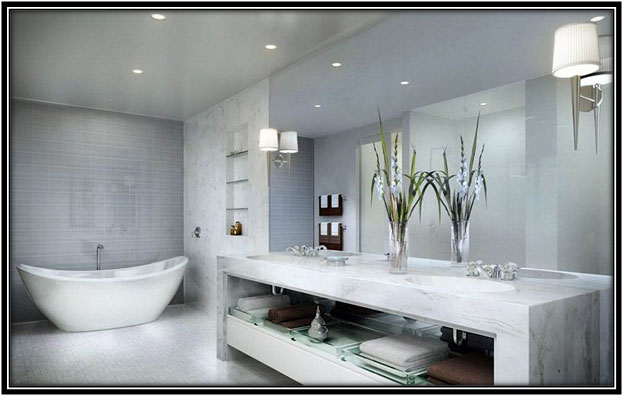 For An All-white Luxurious Bathroom Luxury Bathroom Decoration Home Decor Ideas