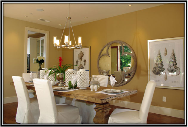 Pristine White Can Never Go Wrong Dining Room Decoration Ideas