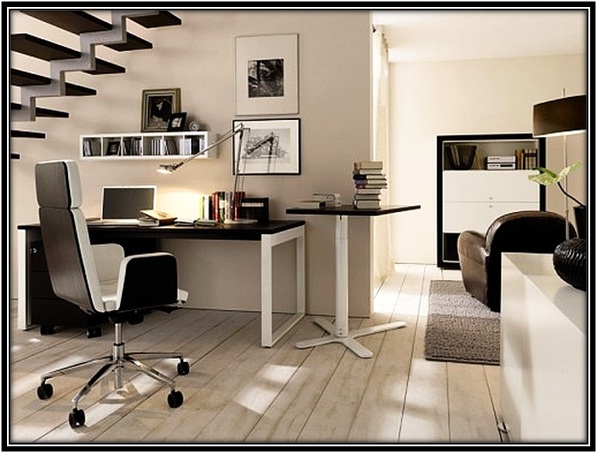 Basement As Home Office - Home decor ideas
