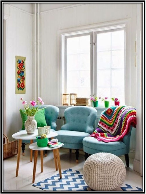 Bring In The Colors Reading Corner Space Ideas