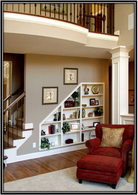 Creative Use Of Staircase Wall Basement Decor Ideas