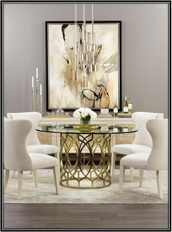 Artistic And Posh Dining Space Home Decor Ideas