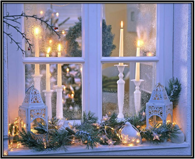 A Combination Of Lights & Candles - Home Decor Ideas