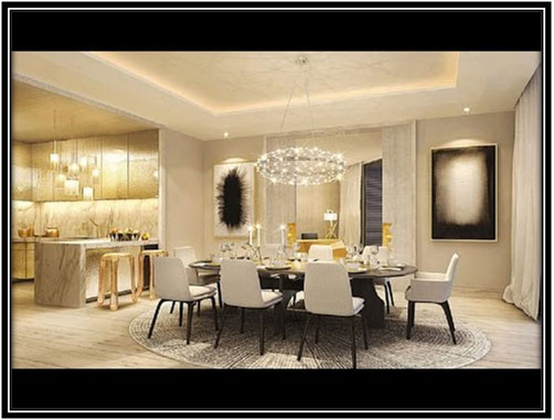 Dazzling Dining Room Celebrity House Interior Ideas