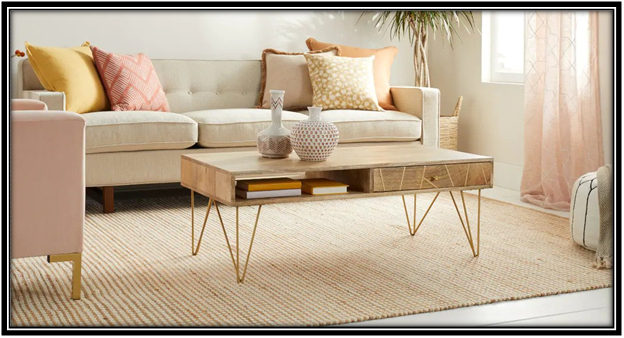 Choose the sofa size correctly, coffee table
